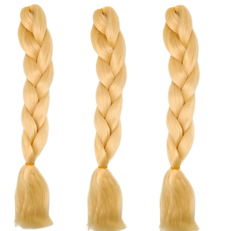 Extensiones de Cabello Sintético Blanco