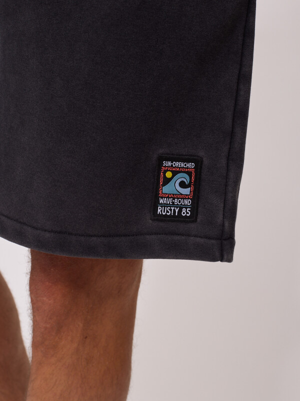 SHORT FELPA KUINO RUSTY Negro