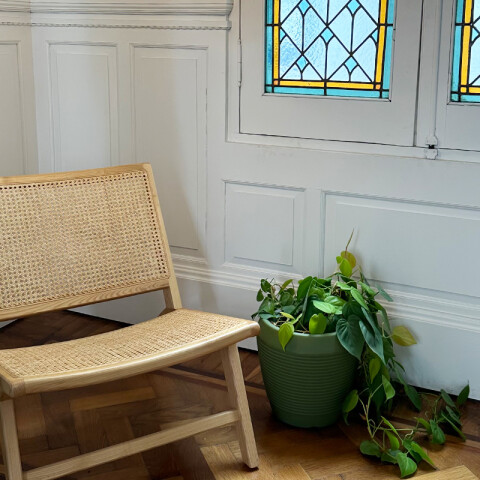 Maceta "EGIPCIO" Ø31 x 29cm. verde -TRAMONTINA TD0214