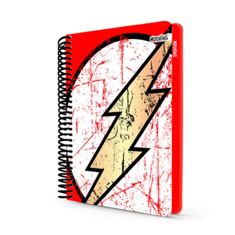 Cuaderno Mooving Premium 1/2 Oficio Superhéroes Flash