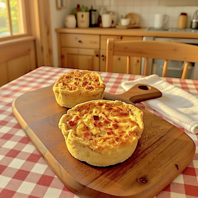 Quiche de Choclo y Jamón Quiche de Choclo y Jamón