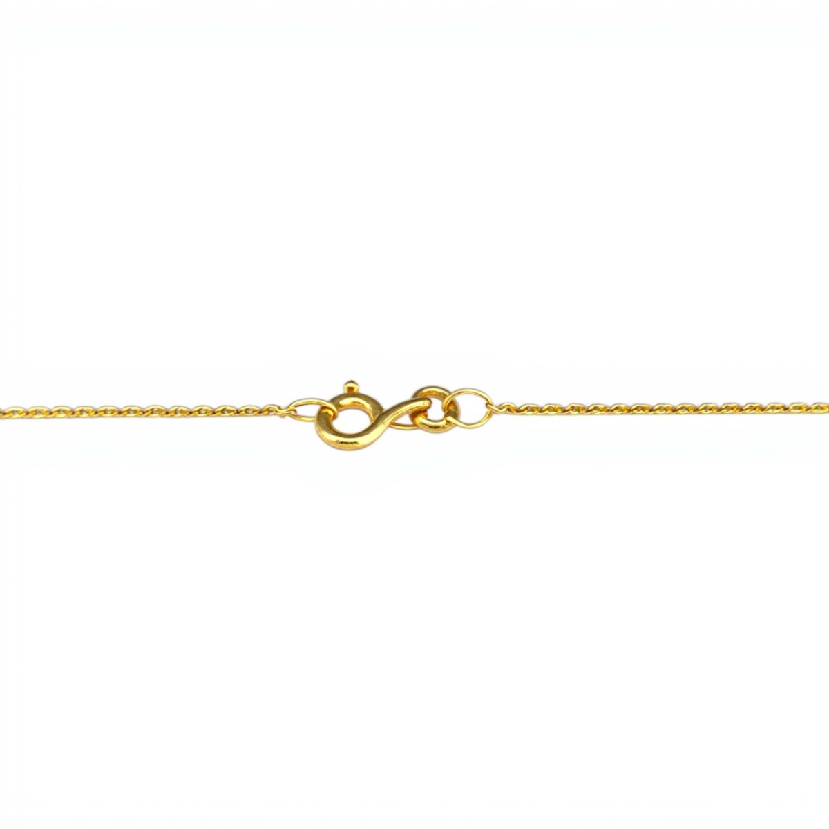Cadena oro barbada fina-Oro bajo -Sin Piedra-CD8007 - sinpiedra 