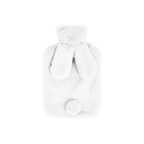 Bolsita de Agua Caliente 2L con Funda de Peluche Conejito Blanco