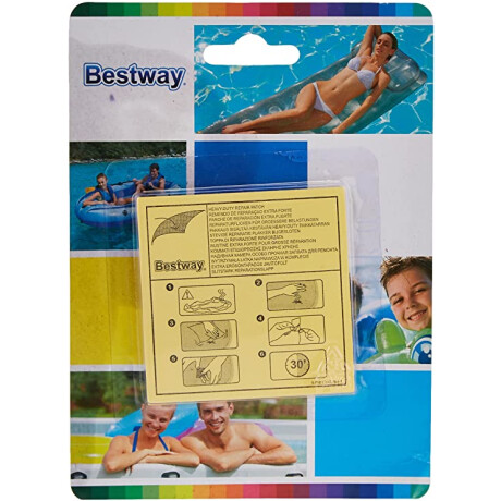 PARCHE PARA REPARAR PISCINAS X10PCS BESTWAY PARCHE PARA REPARAR PISCINAS X10PCS BESTWAY