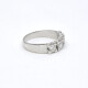 Anillo Antiguo Medio Sin Fin En Oro Blanco 18 K Y Brillantes Anillo Antiguo Medio Sin Fin En Oro Blanco 18 K Y Brillantes
