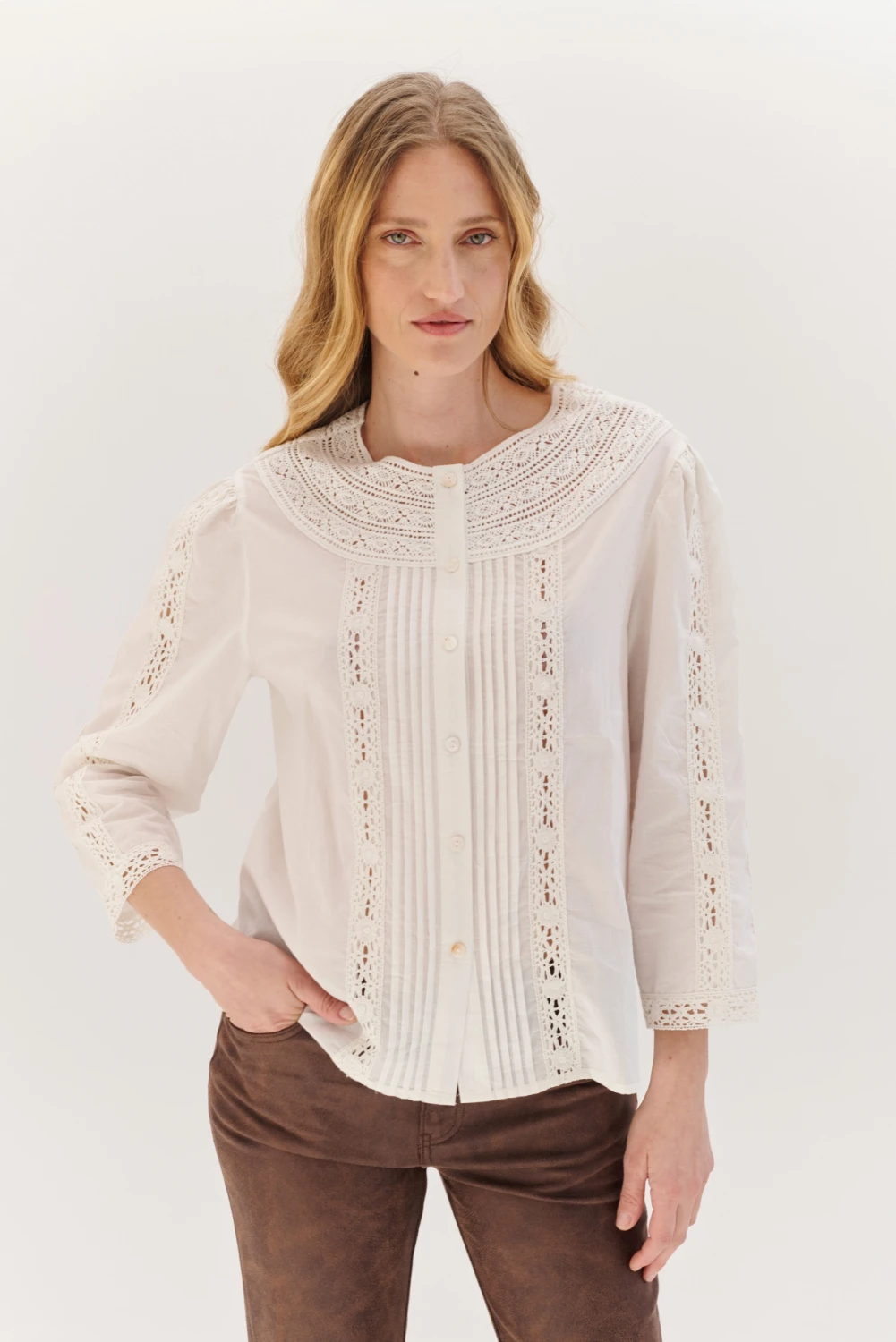 CAMISA CHLOE natural 3