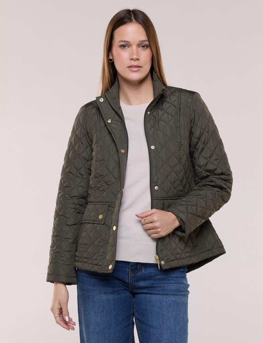 Campera Capitoneada - Oliva 