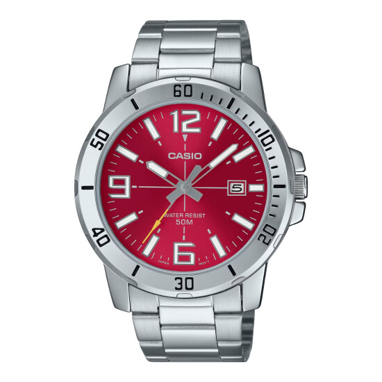 Reloj CASIO MTPVD01D-4BVUDF en Acero Plateado Esfera 45mm 0