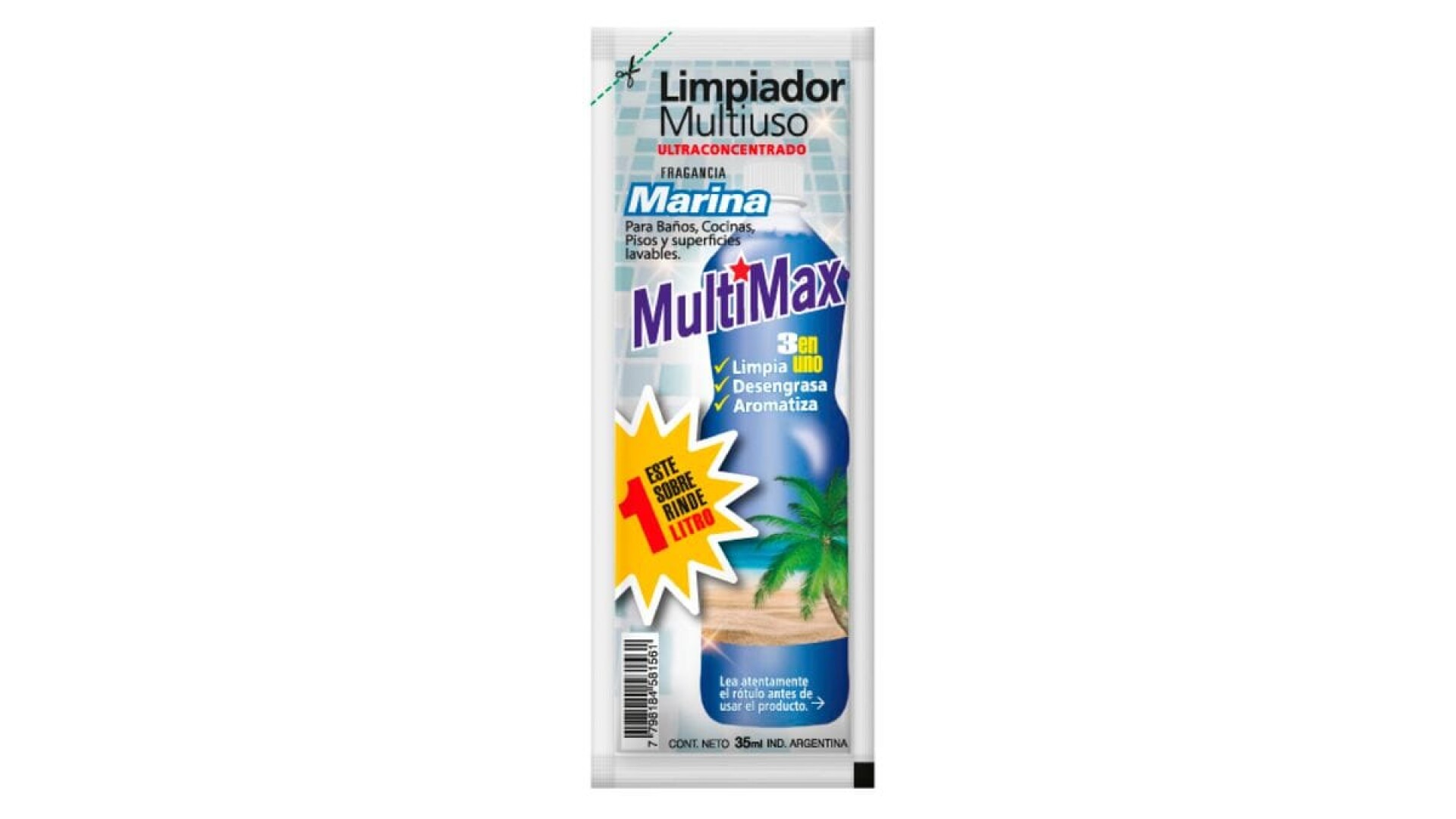 Limpiador multiuso concentrado Marina MULTIMAX 35ml 