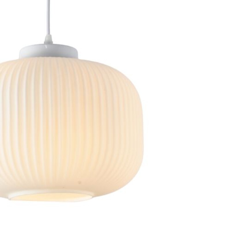 ARTEFACTO COLGANTE DECORATIVO PIRCE MEDIUM Luminaria Colgante Pirce Medium Blanca
