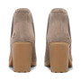 Botas Mid Chelsea Mujer Taupe Suede