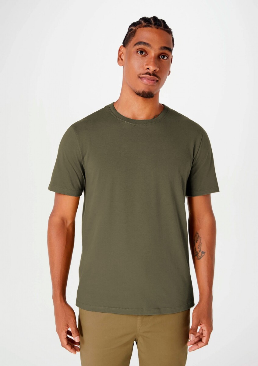 CAMISETA BÁSICA UNISSEX - VERDE 