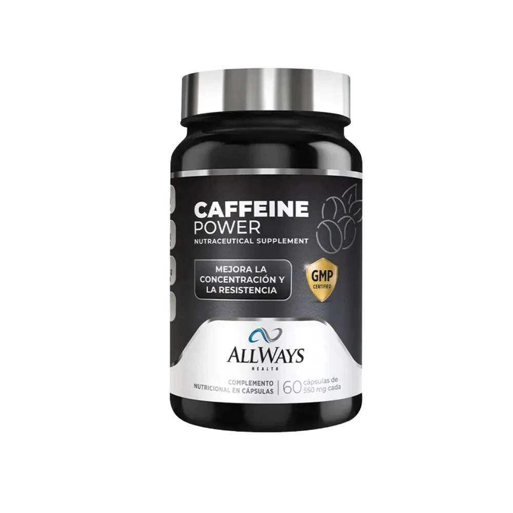 ALLWAYS CAFFEINE POWER 60CAPx550MG