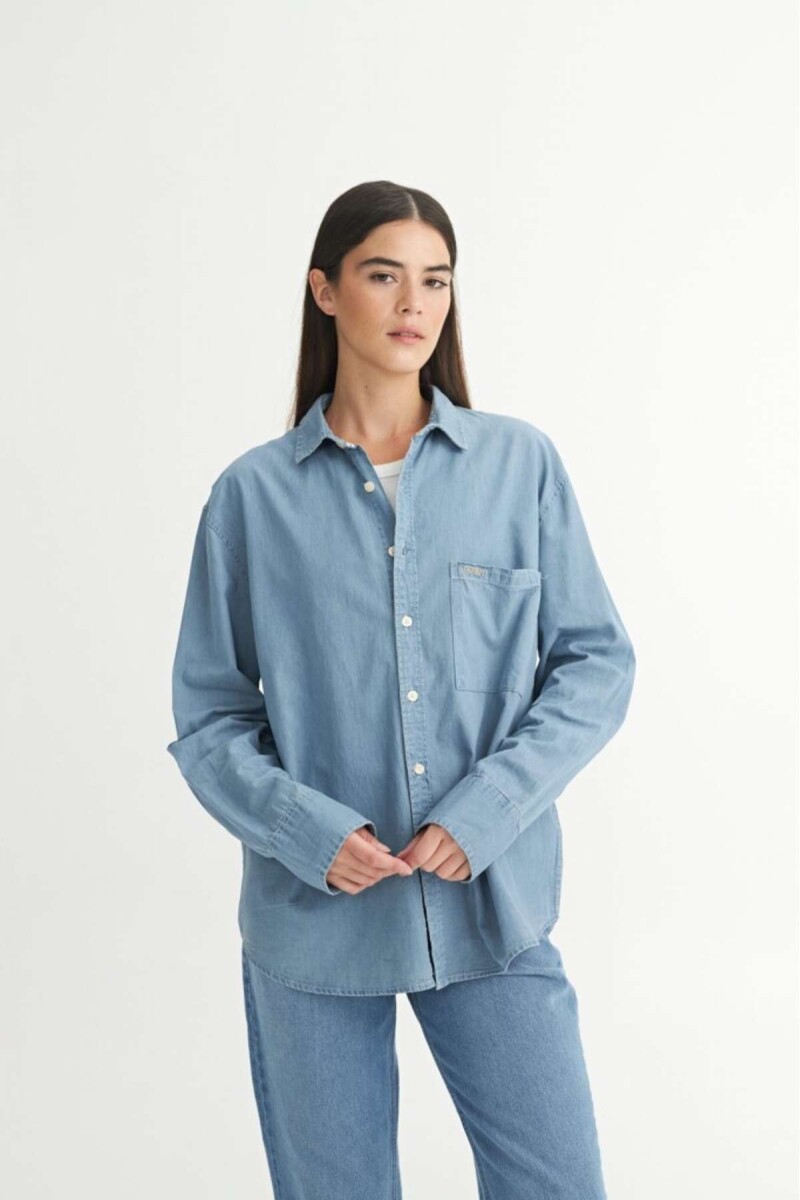 Camisa Meg - Light Blue 