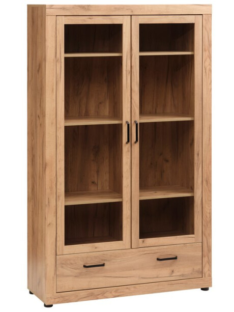 Vitrina LINTRUP 2 puertas roble natural/blanco Vitrina LINTRUP 2 puertas roble natural/blanco