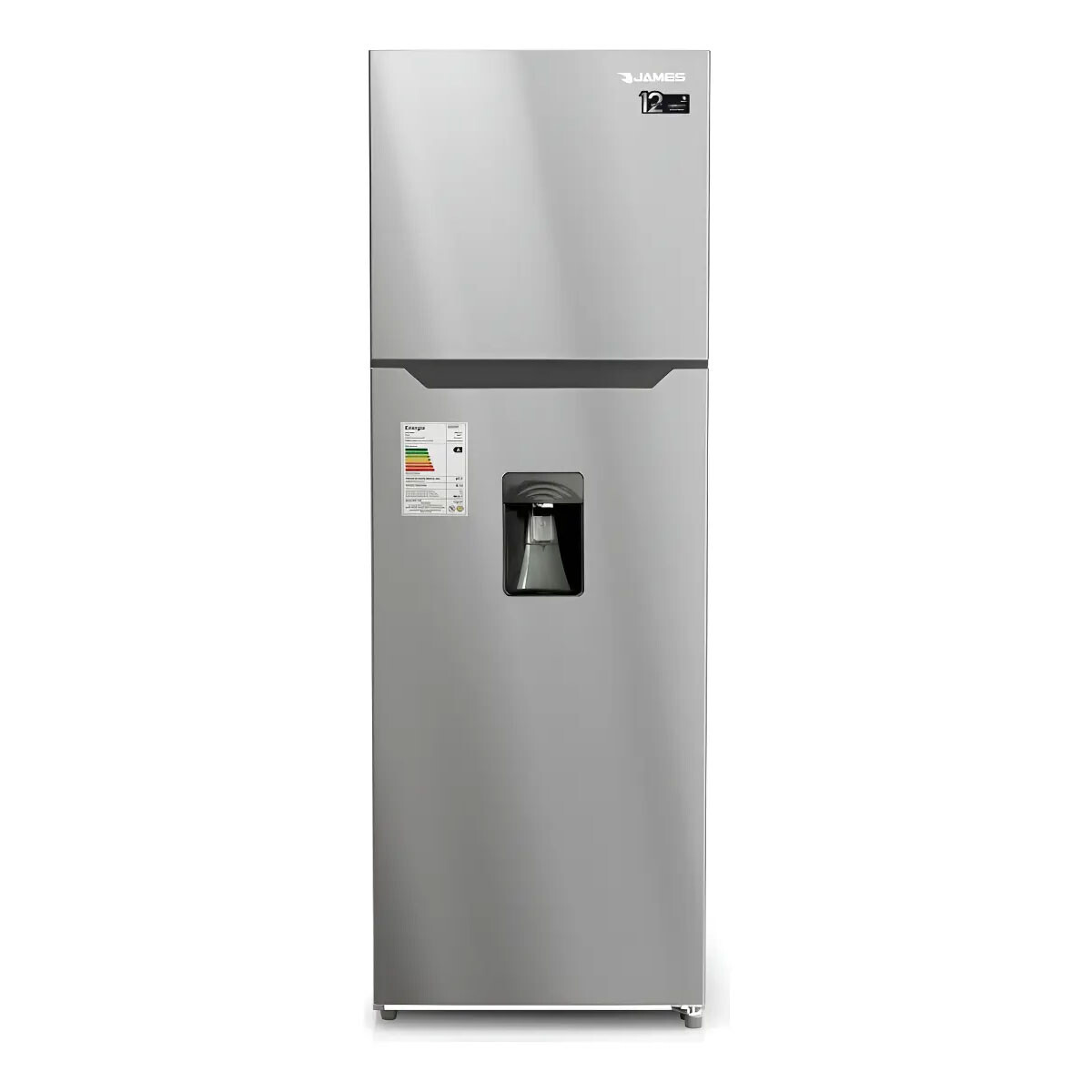 REFRIGERADOR JAMES RJ 401 INVERTER -Inox. c/Dispensador 338L 