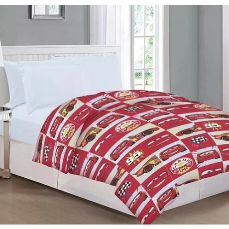 Acolchado 1 Plaza Disney CARS ROJO – Abrigo, suavidad y diversión Acolchado 1 Plaza Disney CARS ROJO – Abrigo, suavidad y diversión