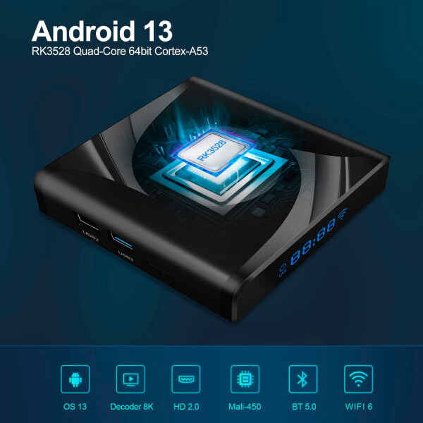 Smart Tv Box X88 Pro13 Android 4/32 Gb TV BOX 4K ULTRA HD 4/32 X88PRO