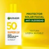 Protector Solar Garnier Super Uv Fluido Invisible Fps50+40ml Protector Solar Garnier Super Uv Fluido Invisible Fps50+40ml