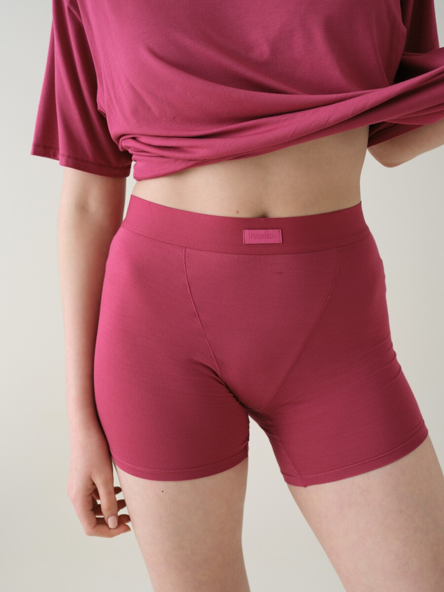 Short Boxer Viscosa - Burdeos 