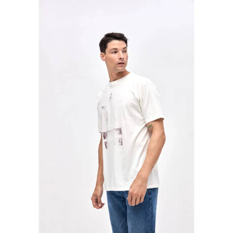 Remera Star Off white