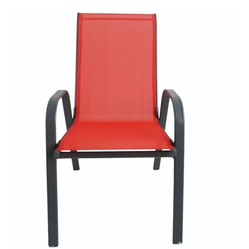 Silla de Textilina metal Terracota