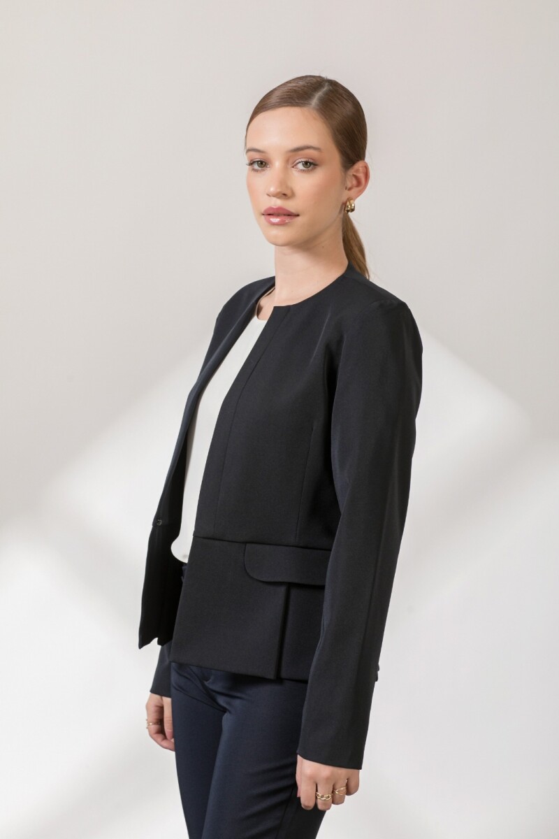 Saco cuello Redondo. 