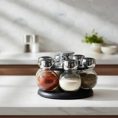 Especiero Redondo Giratorio Set 6 Unidades Selecta Especiero Redondo Giratorio Set 6 Unidades Selecta