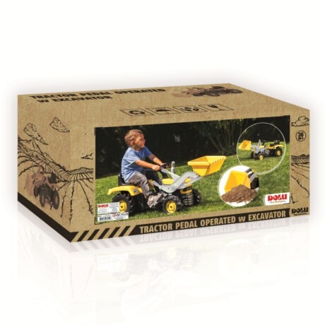Tractor a Pedal Infantil Dolu con Pala 8051 001