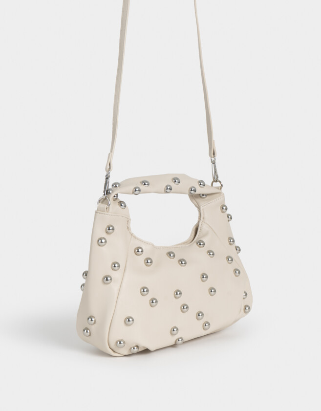 Bandoleras Bandolera Tachas Crudo - Blanco Crudo