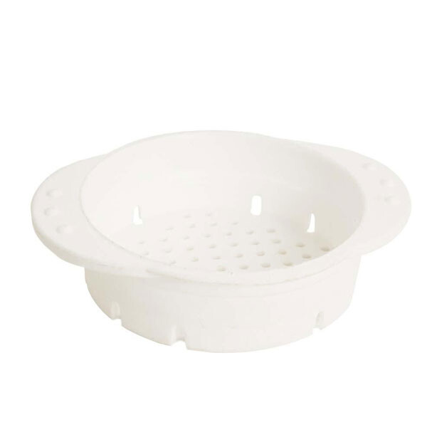 COLADOR DE PASTAS PLASTICO 29X13 CM. BLANCO