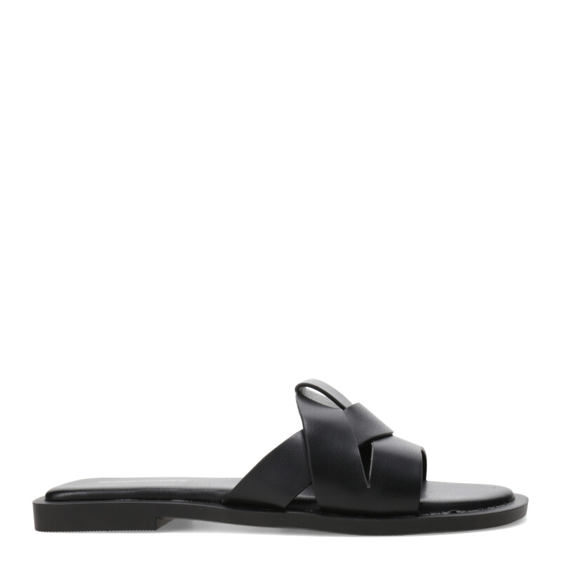 Sandalia de Mujer Miss Carol NOXI chata estilo flat Negro