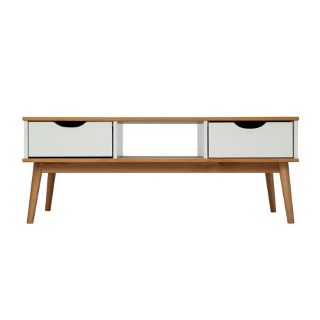 Mesa de Living Nordica Roble/Blanco