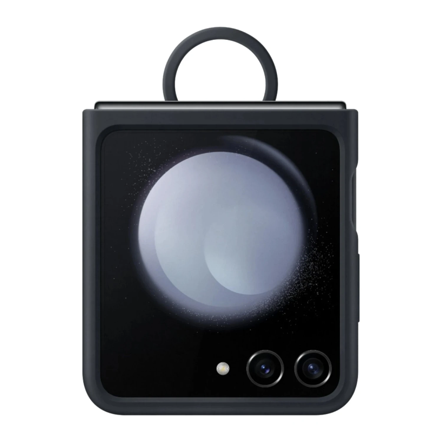 Funda Samsung Silicone Case con Anillo para Galaxy Z Flip5