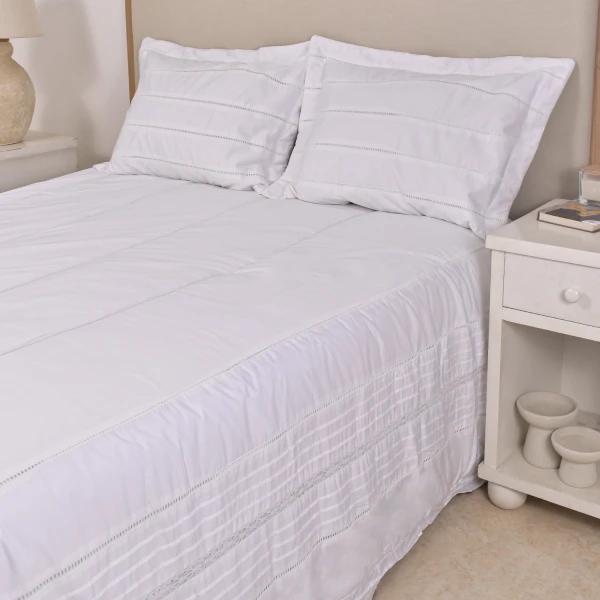 Edredon Col.Finezza Prestige Blanco S.King