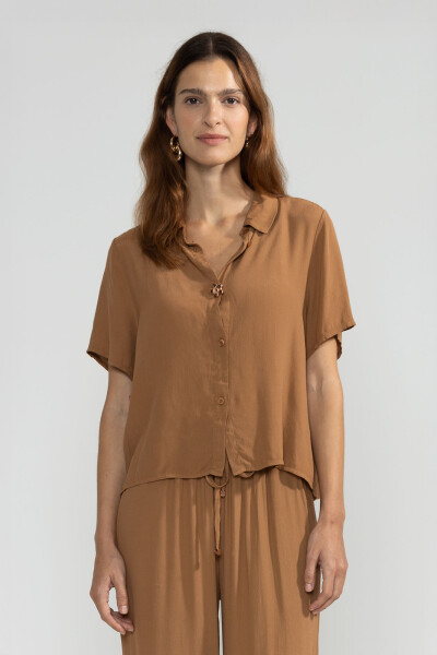 SHORT SLEEVE SHIRT Bronce