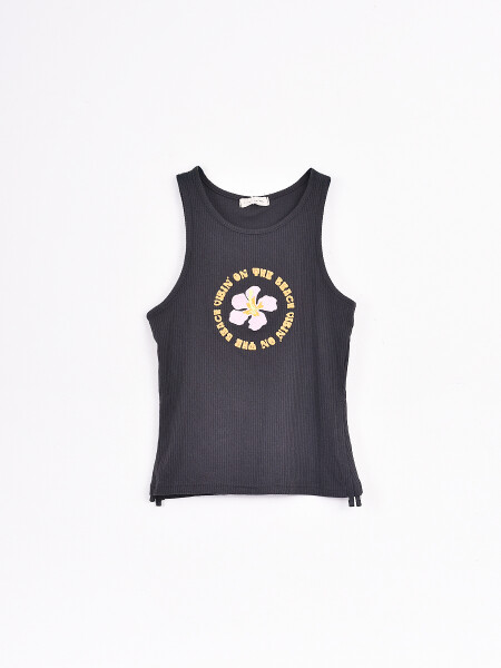 MUSCULOSA SUMMER NEGRO
