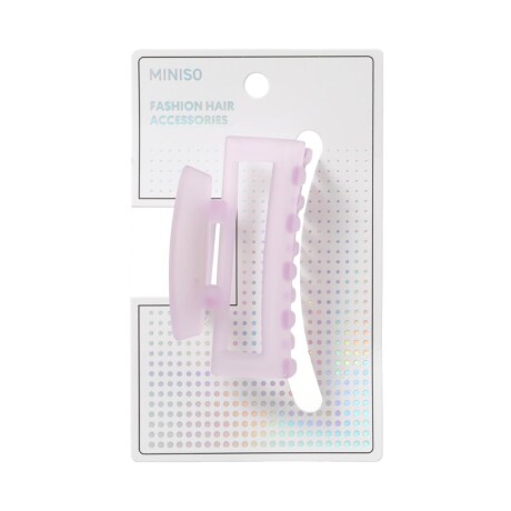 Pinza de cabello mate rosa