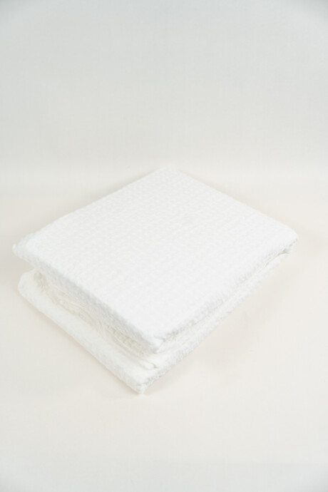Funda Nórdica 1 Plaza Microfibra Washed Blanco