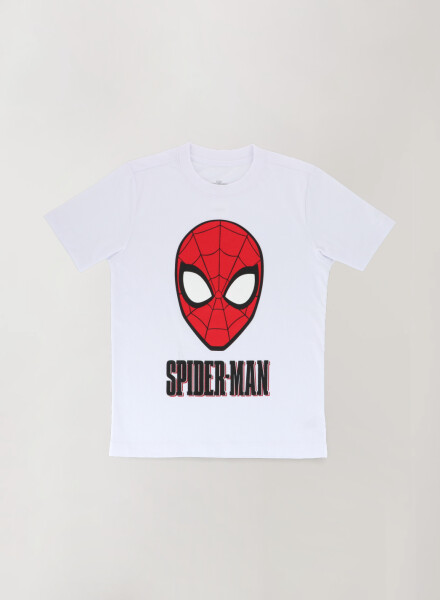 Tshirt spiderman Blanco