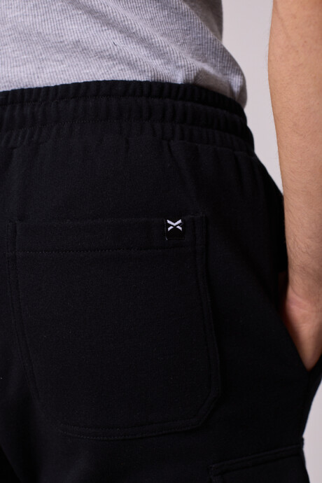 BERMUDA FELPA ELISO DIXIE Negro