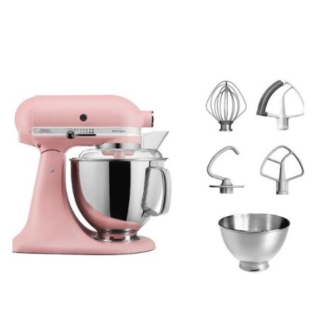 Batidora planetaria Artisan Rosada 4.8 lts KitchenAid KIT-5KSM175PSEDR Batidora planetaria Artisan Rosada 4.8 lts KitchenAid KIT-5KSM175PSEDR