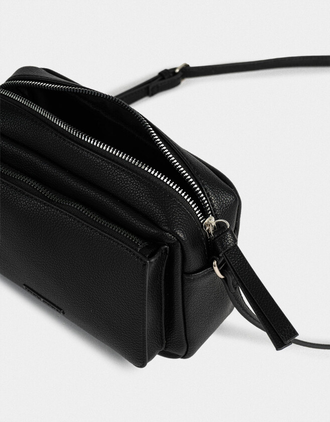 Bandoleras Clasico Bandolera Con Bolsillo - Negro