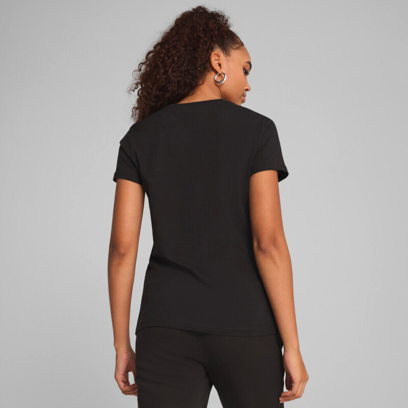 Remera ESS No. 1 Logo Tee de Mujer Negro