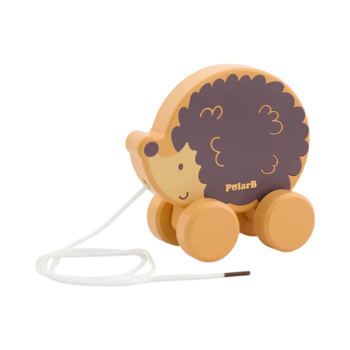 Juego de arrastre animales madera Polar B - Erizo 
