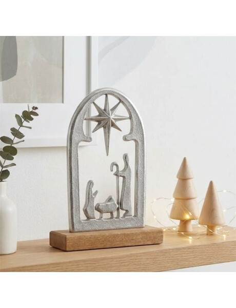 PESEBRE METAL 27X18 CM. PESEBRE METAL 27X18 CM.