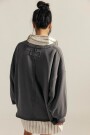 WTF VENICE V NECK GRAPHIC Negro
