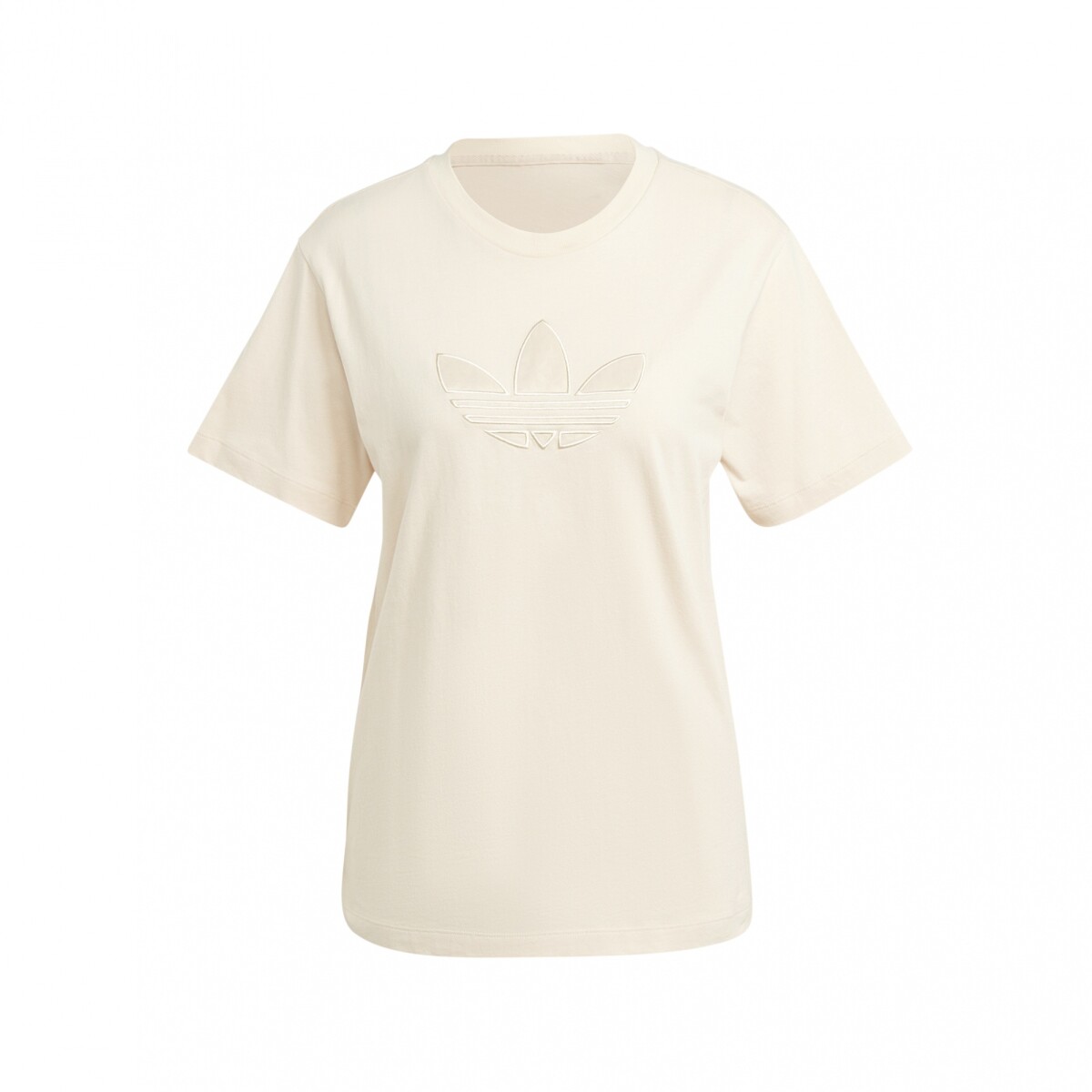 REMERA adidas MONOGRAM TREFOIL - Crystal Sand 