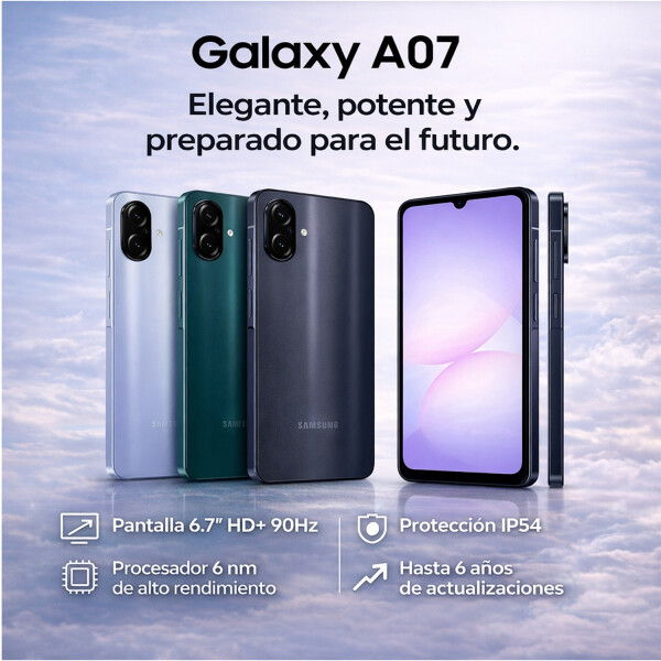 Samsung A07 4gb Ram 128gb 4g + Regalo NEGRO