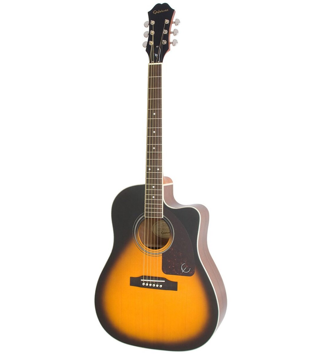 Guitarra Electroacústica Epiphone Aj220sce Sunburst 